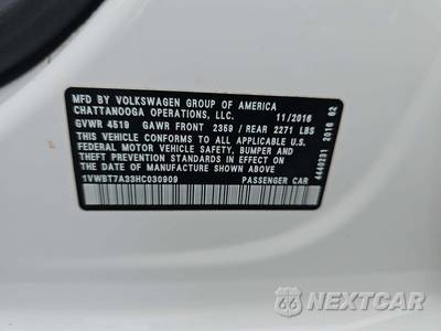 2017 Volkswagen Passat 1.8T SE - zdjęcie 2 z 21 - miniatura