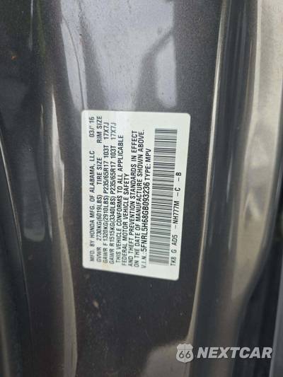 2016 Honda Odyssey EX-L w/RES 118.1" WB - zdjęcie 5 z 37 - miniatura