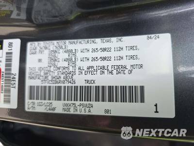 2024 Toyota Tundra Hybrid Capstone Crew Cab Short Bed - zdjęcie 5 z 21 - miniatura