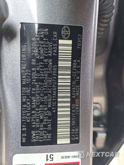 2023 Toyota Camry LE - zdjęcie 2 z 22 - miniatura