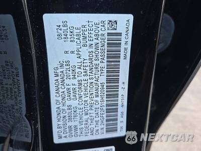 2025 Honda Civic Sedan Sport - zdjęcie 2 z 24 - miniatura
