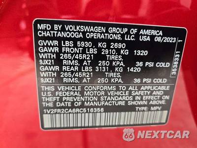 2024 Volkswagen Atlas 2.0T SEL Premium R-Line - zdjęcie 2 z 30 - miniatura