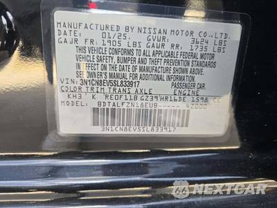 2025 Nissan Versa SV - zdjęcie 2 z 21 - miniatura