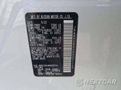 2022 Nissan Armada SL - zdjęcie 2 z 20 - miniatura