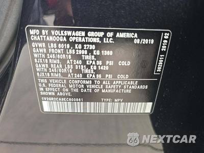 2019 Volkswagen Atlas V6 S - zdjęcie 2 z 25 - miniatura