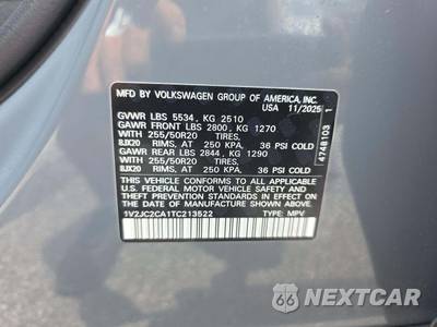 2026 Volkswagen Atlas Cross Sport 2.0T SE w/Technology - zdjęcie 5 z 21 - miniatura