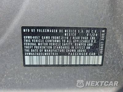2020 Volkswagen Golf 1.4T - zdjęcie 5 z 24 - miniatura