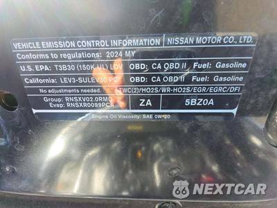 2024 Nissan Sentra SV - zdjęcie 37 z 38 - miniatura