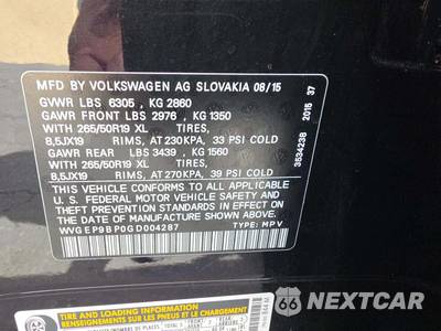 2016 Volkswagen Touareg TDI Executive - zdjęcie 2 z 22 - miniatura