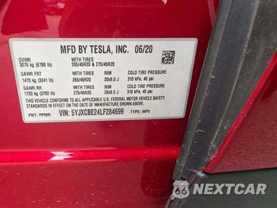 2020 Tesla Model X Long Range Plus - zdjęcie 2 z 23 - miniatura