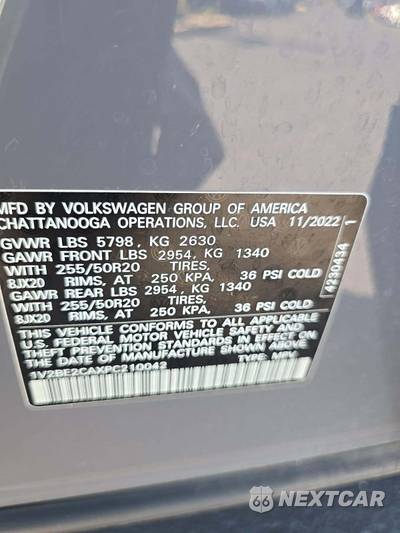 2023 Volkswagen Atlas Cross Sport 3.6L V6 SEL - zdjęcie 2 z 20 - miniatura