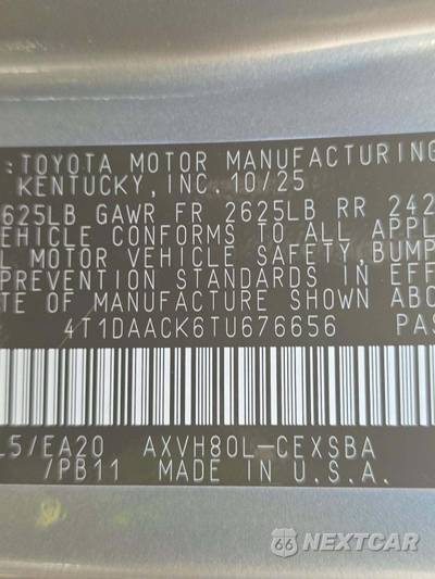 2026 Toyota Camry SE - zdjęcie 5 z 21 - miniatura