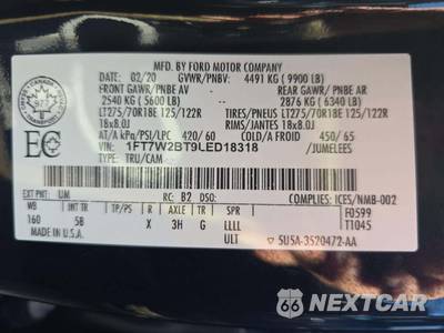 2020 Ford Super Duty F-250 Lariat Crew Cab Medium Bed - zdjęcie 5 z 20 - miniatura