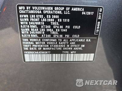 2018 Volkswagen Atlas V6 SEL - zdjęcie 5 z 27 - miniatura