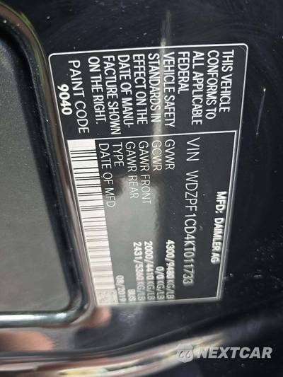 2019 Mercedes-Benz Sprinter 2500 Passenger Van High Roof 170.0" WB - zdjęcie 5 z 25 - miniatura