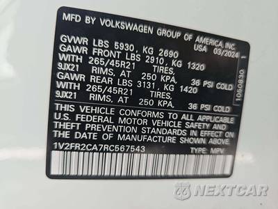 2024 Volkswagen Atlas 2.0T SEL Premium R-Line - zdjęcie 5 z 25 - miniatura