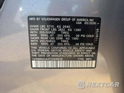 2026 Volkswagen Atlas 2.0T SE w/Technology - zdjęcie 2 z 20 - miniatura