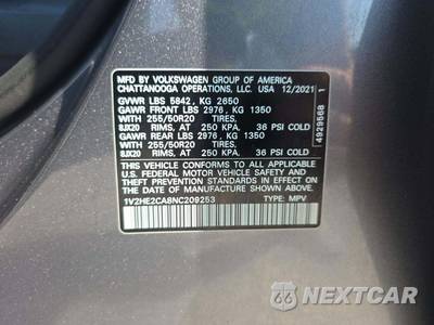 2022 Volkswagen Atlas Cross Sport V6 SE w/Technology - zdjęcie 2 z 19 - miniatura