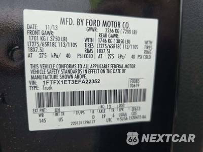 2014 Ford F-150 XLT Extended Cab Medium Bed w/Rear Doors - zdjęcie 2 z 35 - miniatura