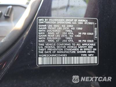 2021 Volkswagen Atlas Cross Sport V6 SE w/Technology R-Line - zdjęcie 5 z 26 - miniatura