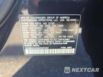 2021 Volkswagen Atlas V6 SEL - zdjęcie 2 z 20 - miniatura