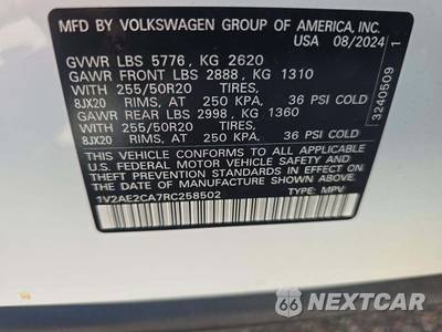 2024 Volkswagen Atlas Cross Sport 2.0T SEL R-Line - zdjęcie 2 z 22 - miniatura