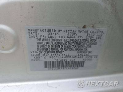 2015 Nissan Versa Note SV - zdjęcie 5 z 29 - miniatura