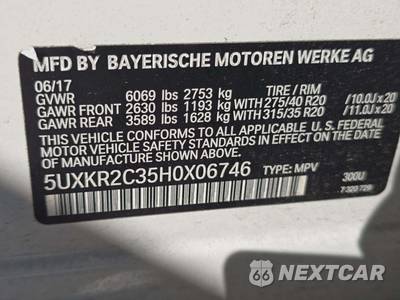 2017 BMW X5 Sports Activity Vehicle sDrive35i M SPORT LINE - zdjęcie 5 z 27 - miniatura