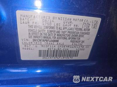 2015 Nissan Versa SV - zdjęcie 5 z 39 - miniatura