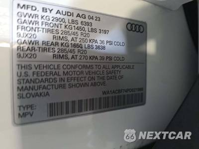 2023 Audi Q7 Premium 45 TFSI - zdjęcie 5 z 23 - miniatura