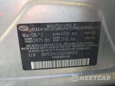 2012 Hyundai Sonata GLS - zdjęcie 5 z 20 - miniatura