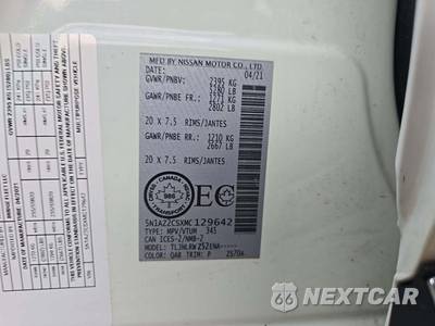 2021 Nissan Murano SL - zdjęcie 2 z 18 - miniatura