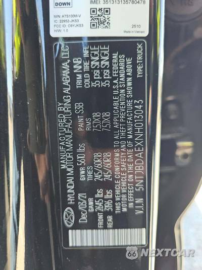 2022 Hyundai Santa Cruz SEL Crew Cab Short Bed - zdjęcie 2 z 17 - miniatura