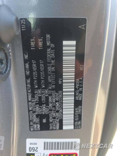 2026 Toyota Sienna XLE 7-Passenger 120.5" WB - zdjęcie 5 z 22 - miniatura