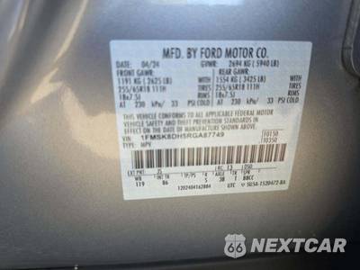 2024 Ford Explorer XLT - zdjęcie 5 z 21 - miniatura