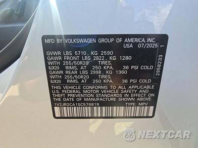 2025 Volkswagen Atlas 2.0T SE w/Technology - zdjęcie 2 z 21 - miniatura