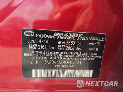 2014 Hyundai Elantra SE Sedan - zdjęcie 2 z 21 - miniatura