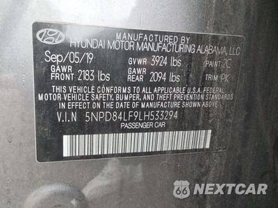 2020 Hyundai Elantra SEL Sedan - zdjęcie 5 z 36 - miniatura