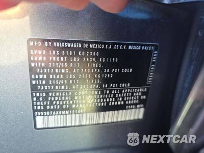 2021 Volkswagen Tiguan SE - zdjęcie 2 z 23 - miniatura