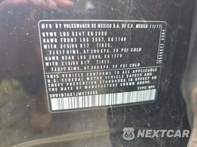 2018 Volkswagen Tiguan S - zdjęcie 5 z 24 - miniatura