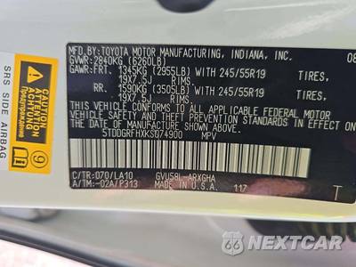 2019 Toyota Highlander Hybrid Limited - zdjęcie 5 z 26 - miniatura