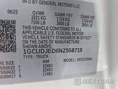 2022 Chevrolet Silverado 1500 High Country Crew Cab Short Bed 3LZ - zdjęcie 5 z 21 - miniatura