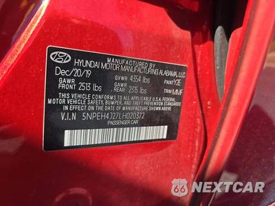 2020 Hyundai Sonata Limited - zdjęcie 5 z 25 - miniatura