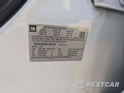 2012 Chevrolet Equinox LT 1LT - zdjęcie 5 z 20 - miniatura