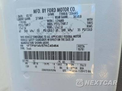 2007 Ford F-150 Lariat Crew Cab Short Bed - zdjęcie 5 z 24 - miniatura