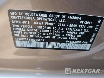 2017 Volkswagen Passat 1.8T SE w/Technology - zdjęcie 2 z 22 - miniatura