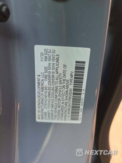 2023 Honda Odyssey Sport 118.1" WB - zdjęcie 5 z 21 - miniatura
