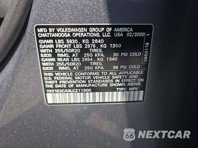 2020 Volkswagen Atlas Cross Sport V6 SE w/Technology - zdjęcie 5 z 30 - miniatura