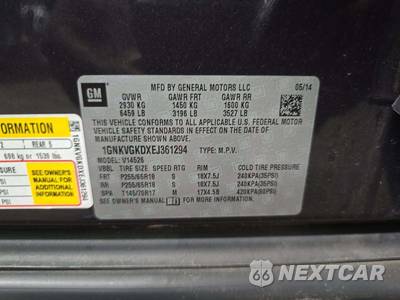 2014 Chevrolet Traverse LT 1LT - zdjęcie 5 z 33 - miniatura