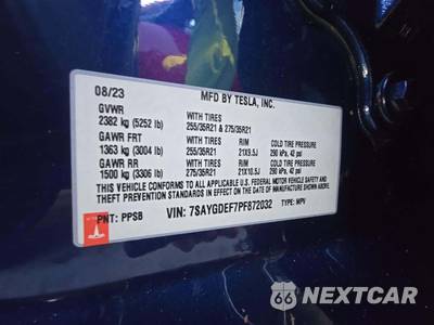 2023 Tesla Model Y Performance - zdjęcie 5 z 22 - miniatura
